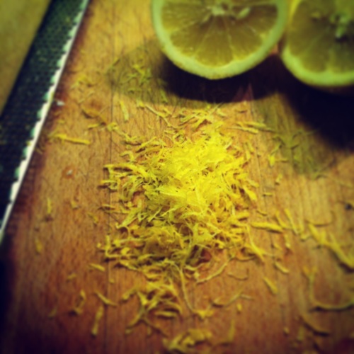 Käsekuchen Zitronenraspel